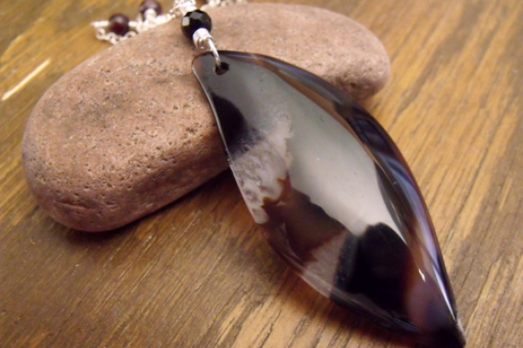 Agate Slice Necklace