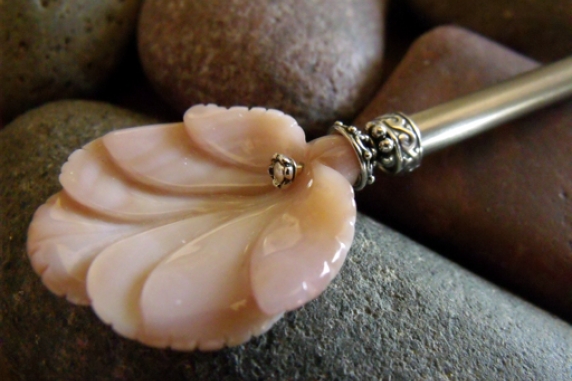 Fairy Fan Shell Hairstick