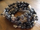 Snowflake Obsidian Wrap Bracelets