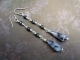 Gothic Soul Earrings Dentritic Agate Earrings