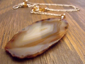 Raw Edged Agate Jewelry