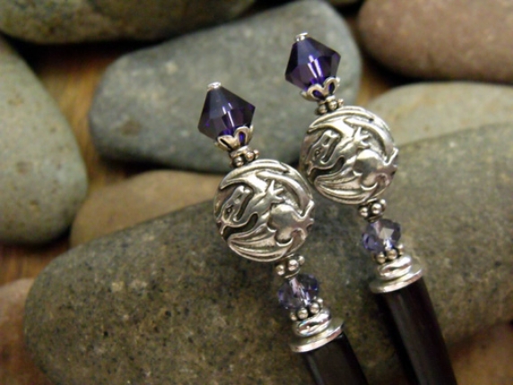 Medieval Winged Dragon Hairsticks medievalwingeddragons3.jpg