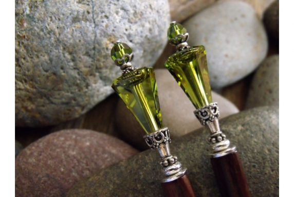 Olivine Cones Hairsticks olivinecones3.jpg