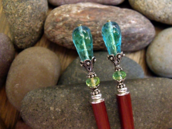 Ripples Hairsticks ripplesoceanglasshairsticks4.jpg