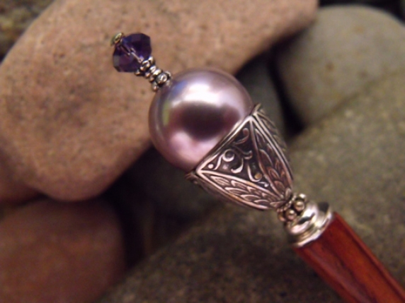 Mauve Galadriel Hairstick rivendellmauvehairstick2.jpg
