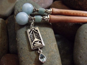 Ace of Swords Charm Hairsticks Ace of Swords Charm Hairsticks