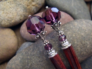 Purple Wonder Hairsticks