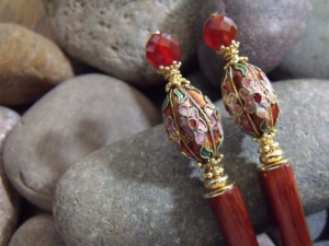 Autumn Carnelian Hairsticks Autumn Carnelian Hairsticks