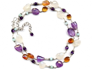 Bountiful Treasure Gemstone Necklace