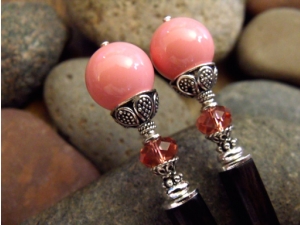 Coral Kiss Hairsticks