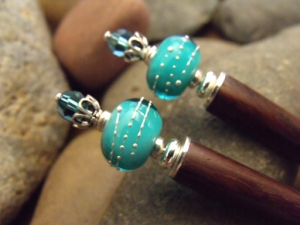 Cosmic Turquoise Hairsticks