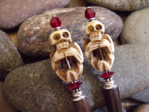 Dancing Skeleton Hairsticks
