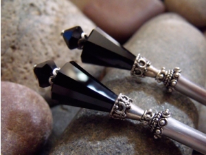 Dark Deco Hairsticks