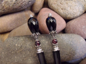 Dark Elegance Hairsticks