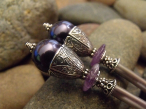 Dark Queen Lothlorien Hairsticks