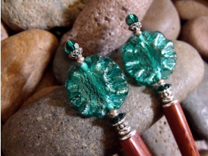 Emerald Isle Hairsticks