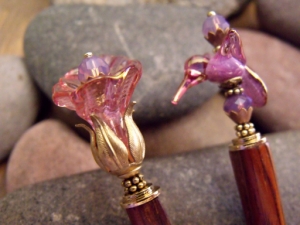 Light Fae Flower Hairsticks