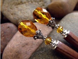 Golden Moment Hairsticks