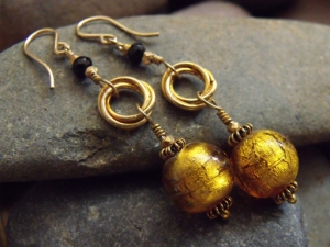 Golden Venice Drop Earrings