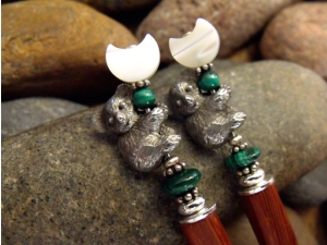 By the Light of the Silvery Moon Hairsticks