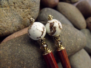 Lemon Meringue Hairsticks