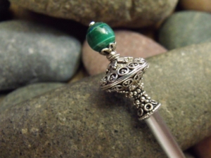 Malachite Magic Hairstick
