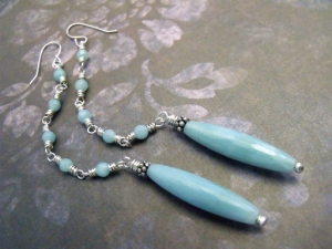 Mint Boheme Dangle Earrings
