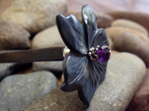 Night Blossom Hairstick