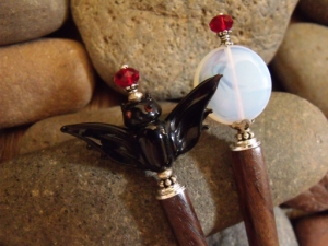 Night Flight Hairsticks