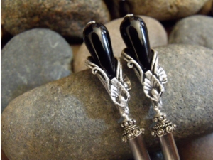 Noir Glow Hairsticks