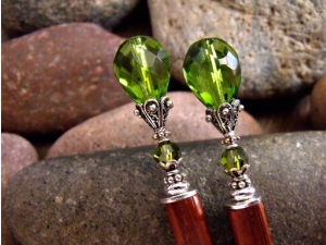 Olivine Twinkle Hairsticks