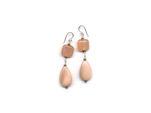 Peach Aventurine Earrings