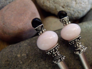 Pink in Peru Hairsticks