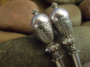 Lavender Galadriel Hairsticks