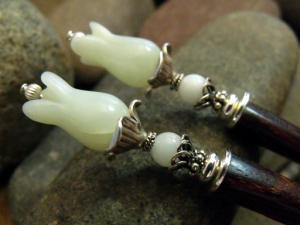 Serpentine Blossoms Hairsticks