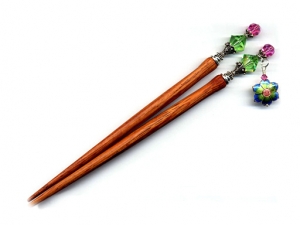 Shades of Spring Hairsticks