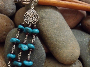 Southwest Cascade Chandelier Hairsticks