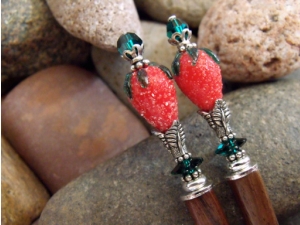 Strawberry Fields Hairsticks