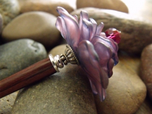 Swooning Rose Hairstick