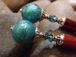 Tantalizing Teal Hairsticks