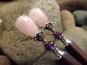 Victorian Blush Hairsticks