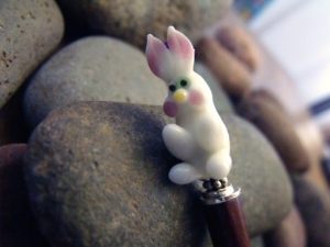 White Rabbit Hairstick