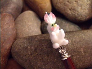 White Rabbit Hairstick