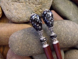 Winterfell Obsidian Hairsticks